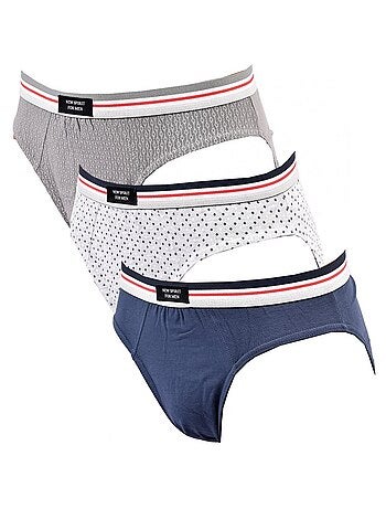 Slip Homme TRESS COTON - Pack de 3