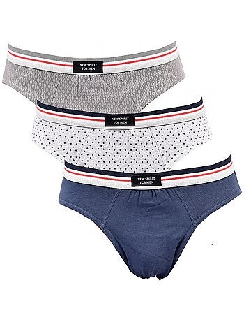 Slip Homme TRESS COTON - Pack de 3