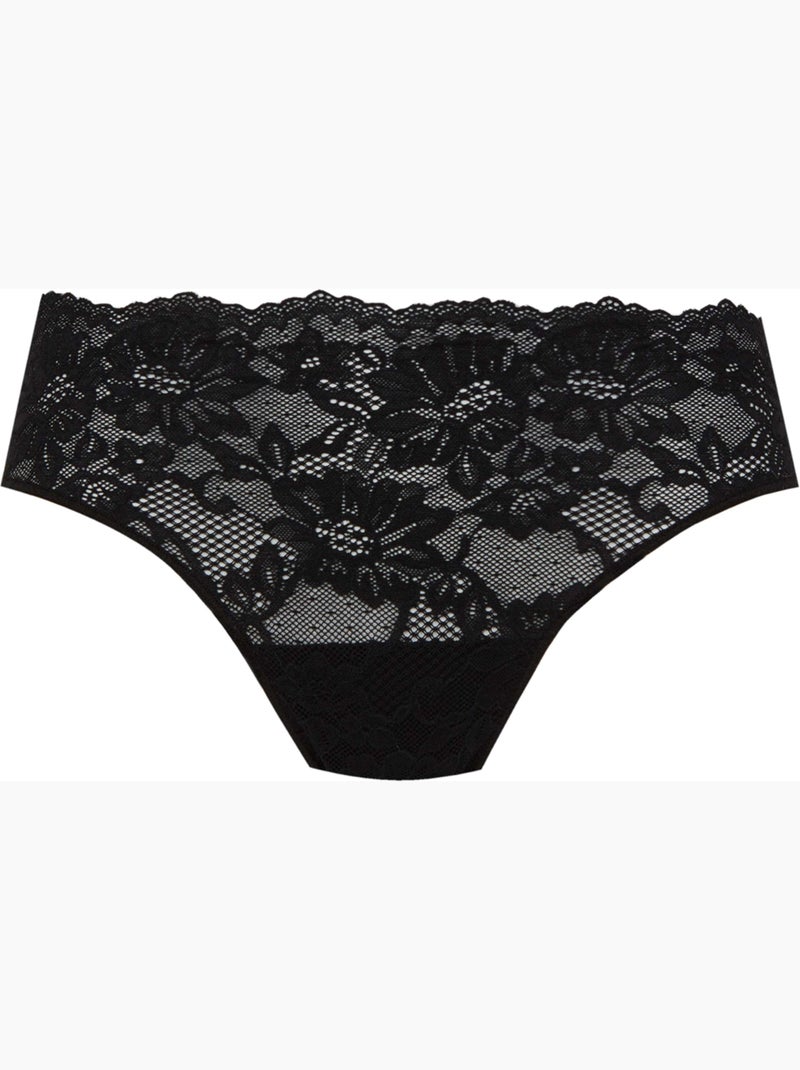 Slip INFINI DENTELLE Noir - Kiabi