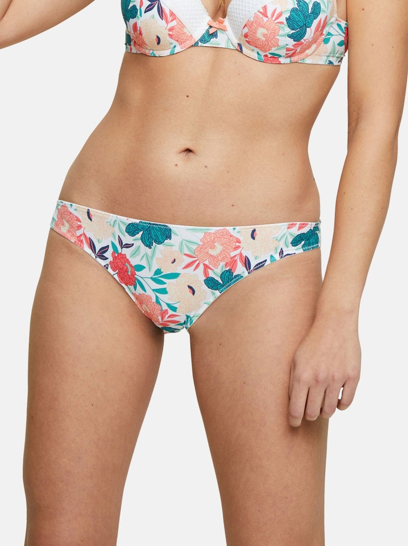 Slip Intrépide Billet Doux Blanc Vert Blanc - Kiabi
