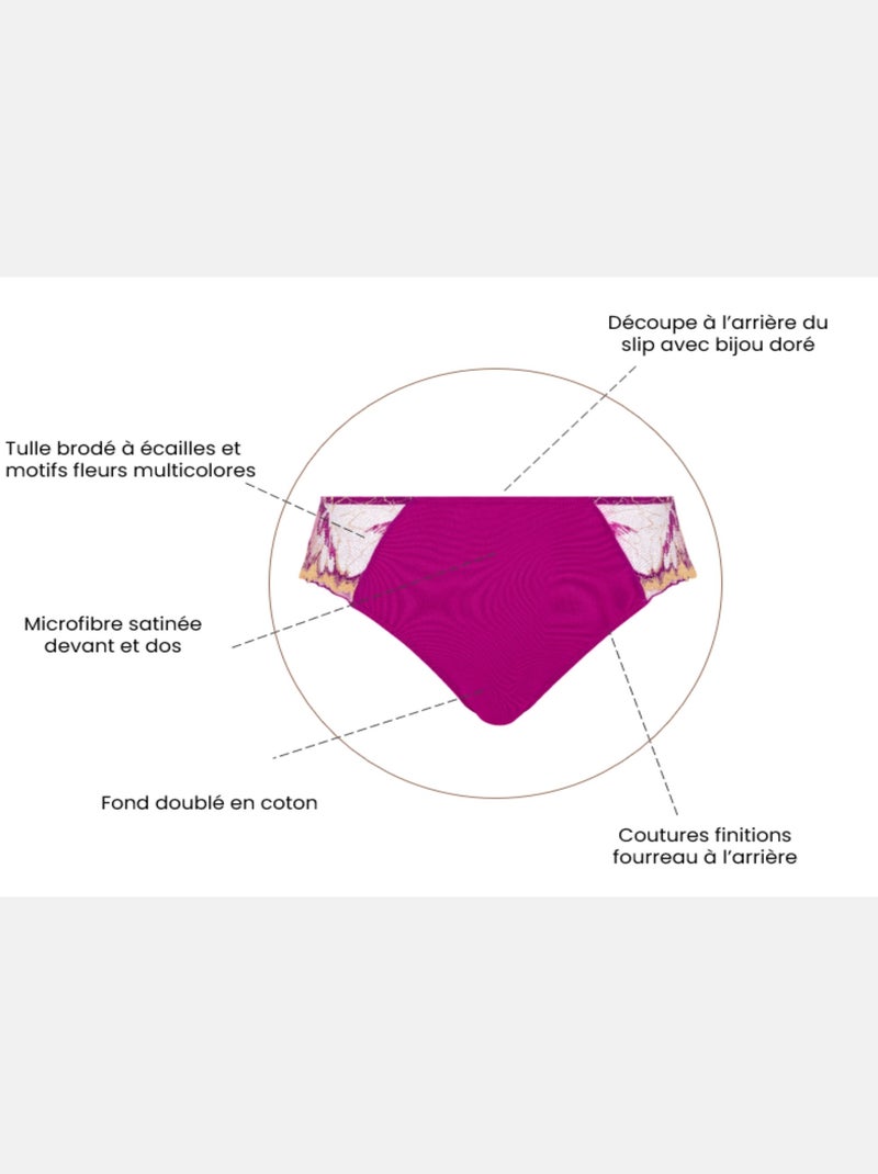 Slip Isaure Sans Complexe Rose fushia - Kiabi