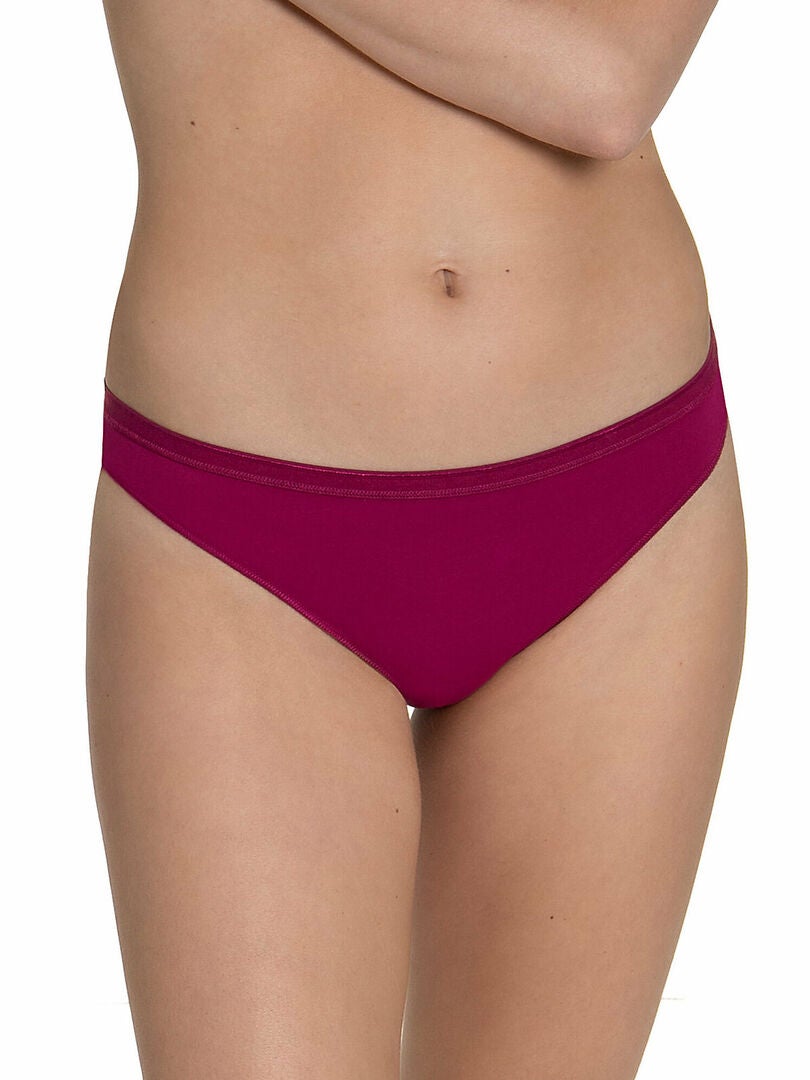 Slip italien Happyday bordeaux Bordeaux Kiabi 8.93