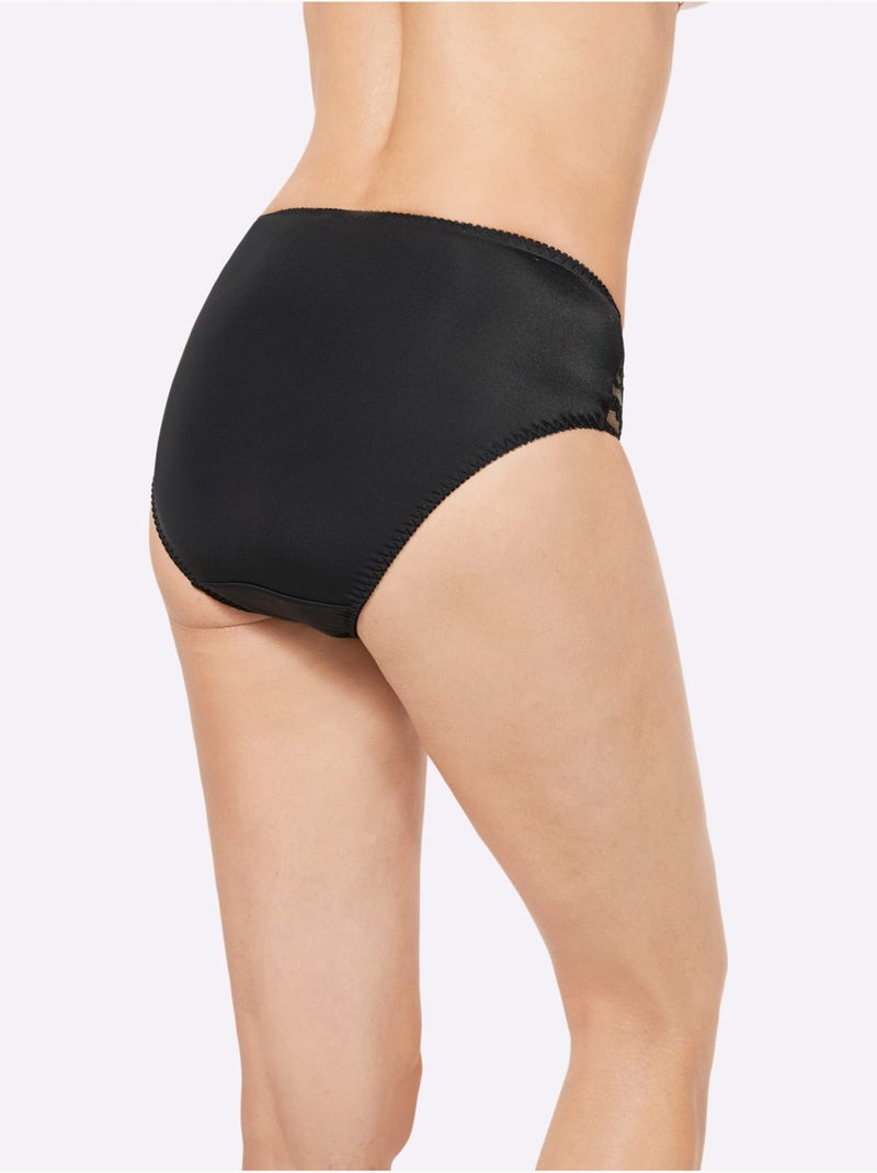 Slip Jersey Fin - Taille Standard - Witt - Lot de 2 Blanc Noir - Kiabi