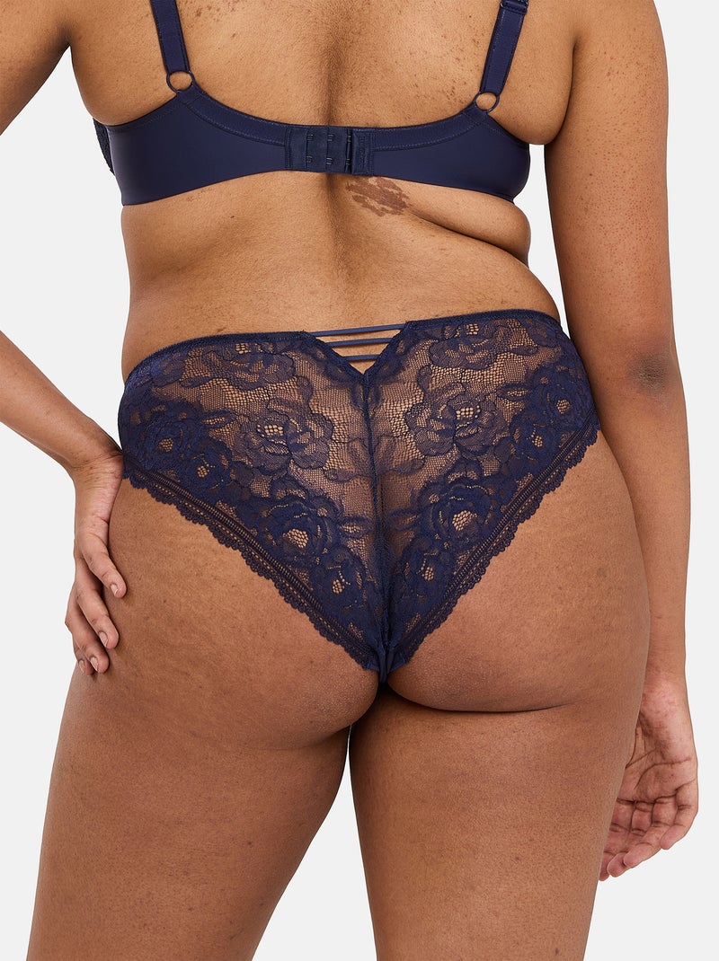 Slip lily sans complexe lingerie Bleu marine - Kiabi