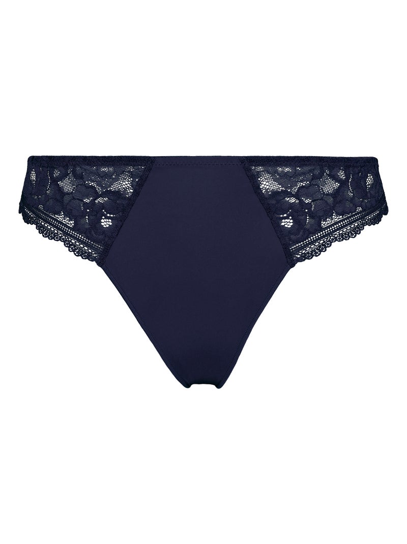 Slip lily sans complexe lingerie Bleu marine - Kiabi