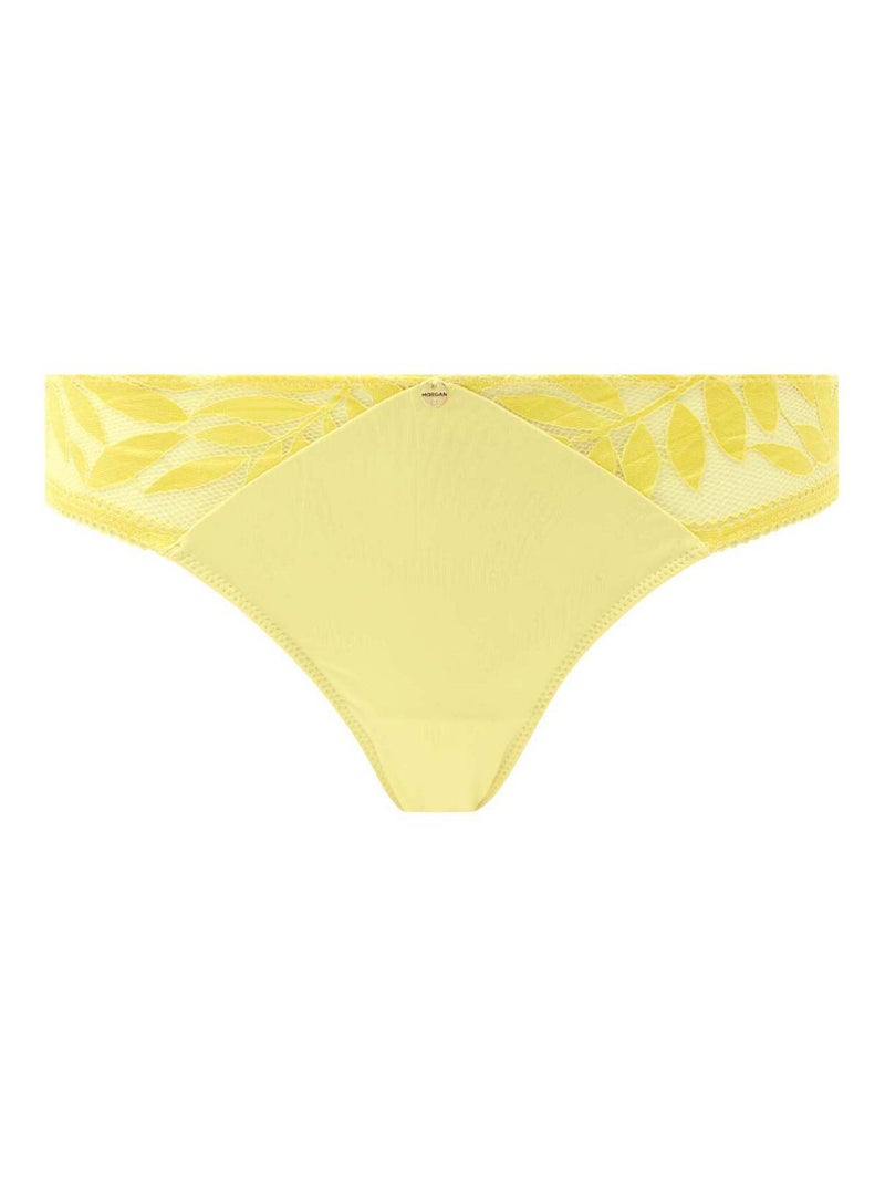 Slip LINA - Morgan Lingerie Jaune - Kiabi