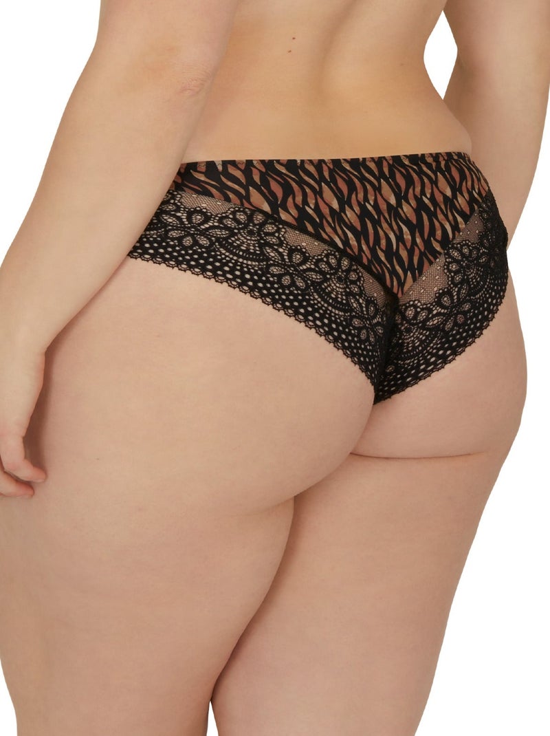 Slip L'IRRÉSISTIBLE Camel/Multicolore - Kiabi