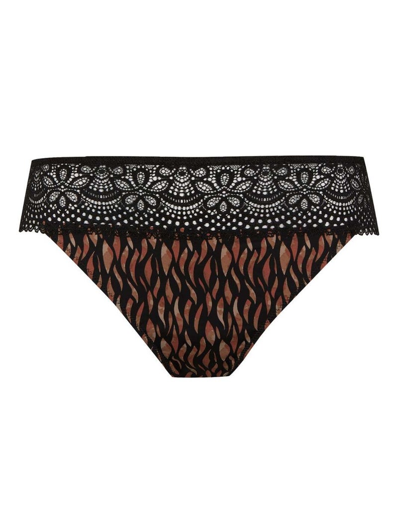 Slip L'IRRÉSISTIBLE Camel/Multicolore - Kiabi