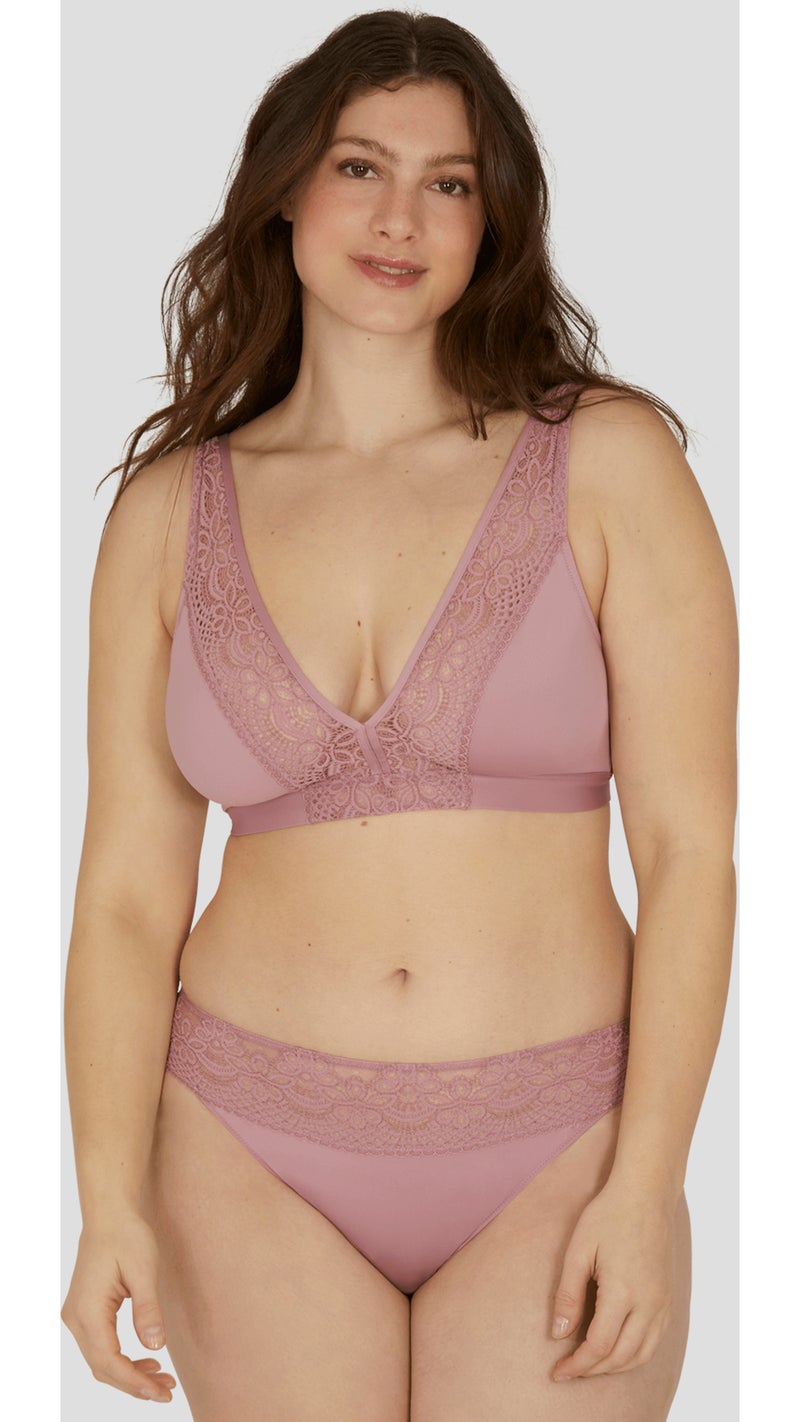 Slip L'IRRÉSISTIBLE Mauve lilas - Kiabi