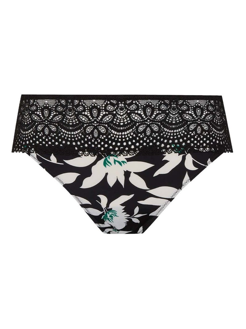 Slip L'IRRÉSISTIBLE Noir Vert Blanc - Kiabi