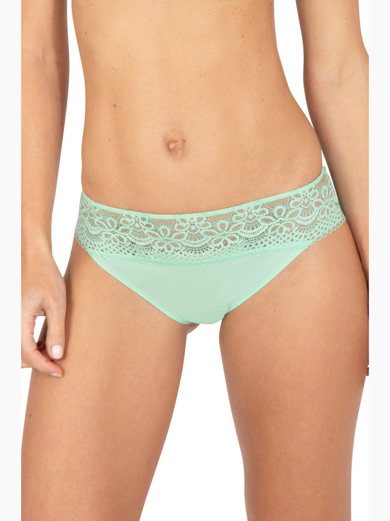 Slip L'IRRÉSISTIBLE Vert - Kiabi