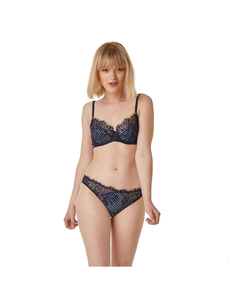 Slip MAGAZINE - Brigitte Bardot Lingerie Bleu - Kiabi