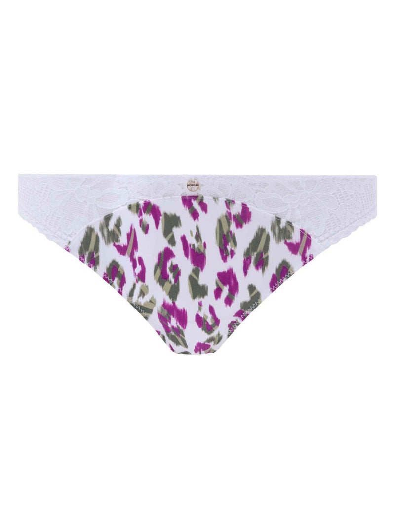 Slip MATHILDE - Morgan Lingerie Blanc - Kiabi