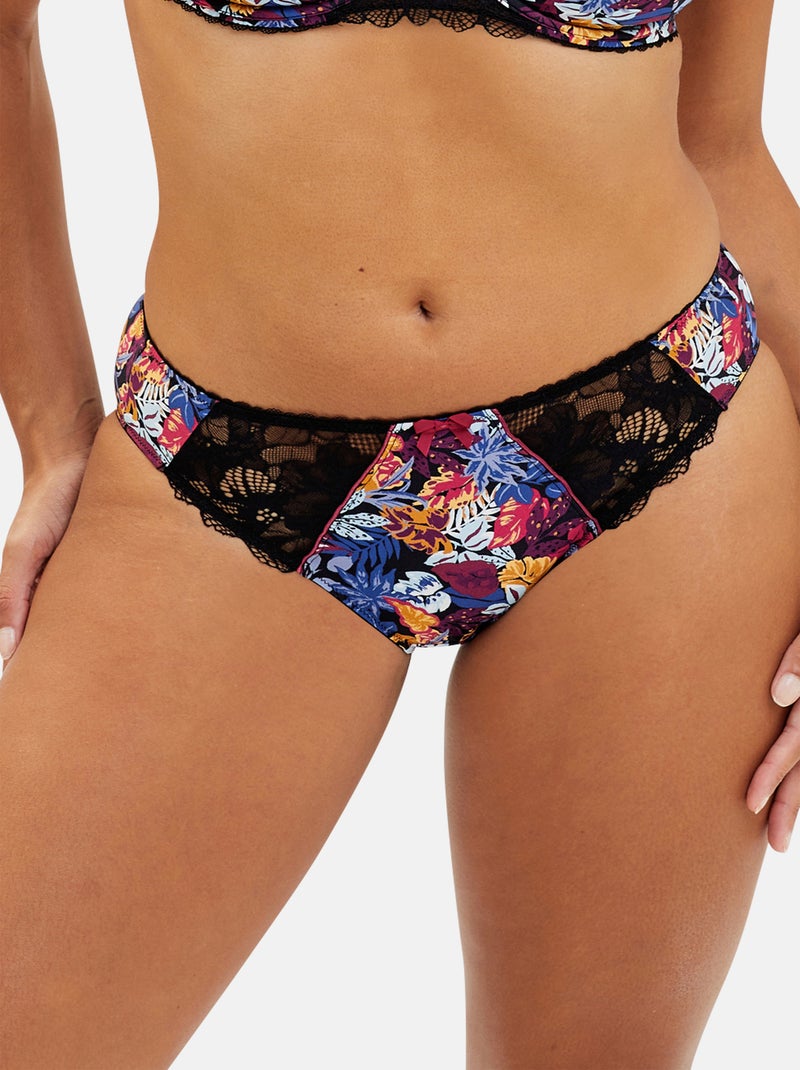 Slip Mathilde Sans Complexe Noir Rouge Bleu - Kiabi
