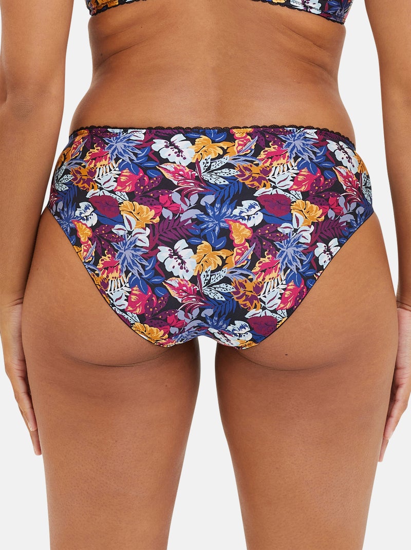 Slip Mathilde Sans Complexe Noir Rouge Bleu - Kiabi