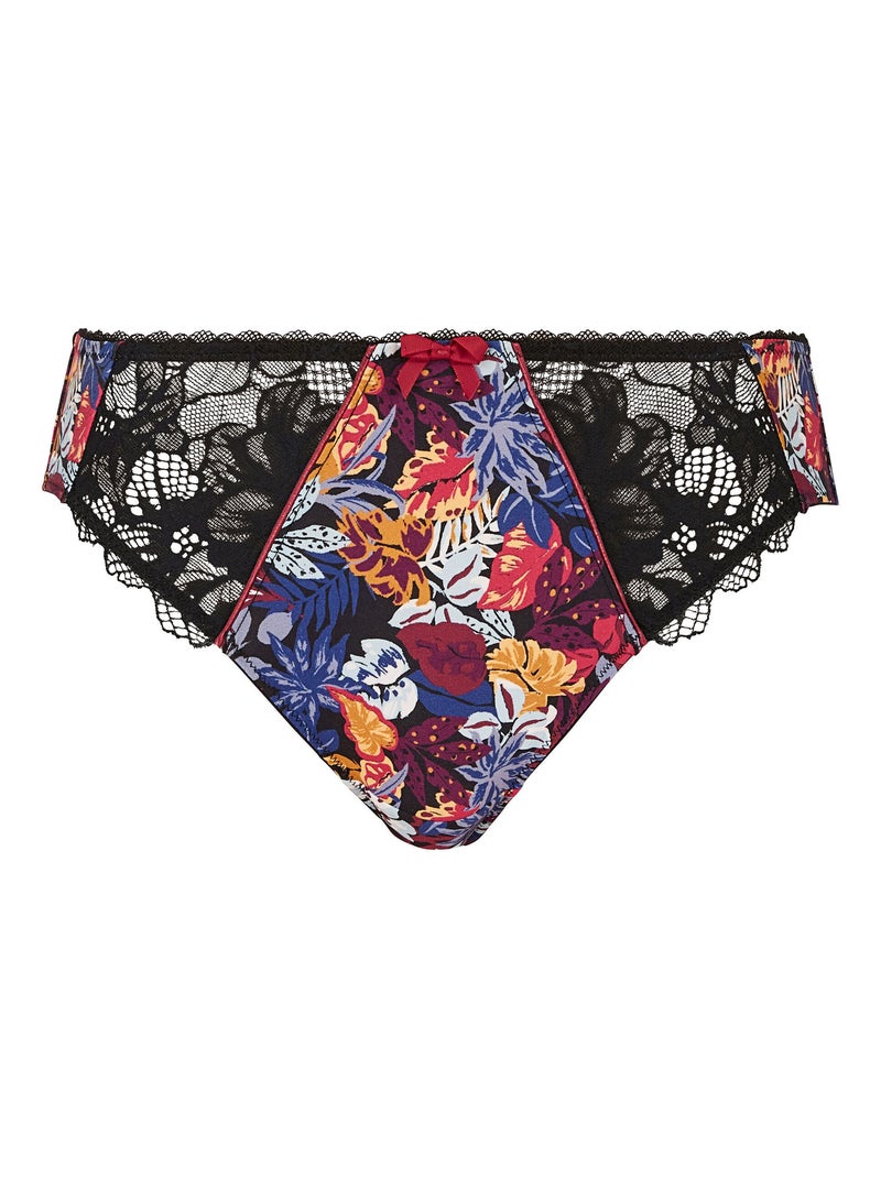 Slip Mathilde Sans Complexe Noir Rouge Bleu - Kiabi