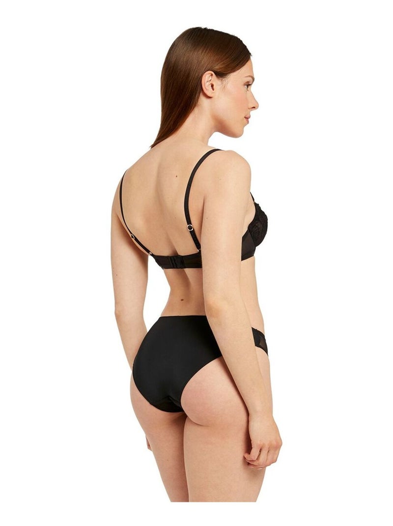 Slip MAUD - Morgan Lingerie Noir - Kiabi