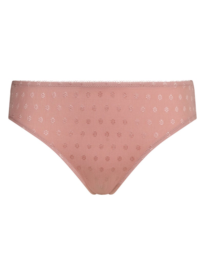 Slip microfibre Cosy Time Rose clair - Kiabi