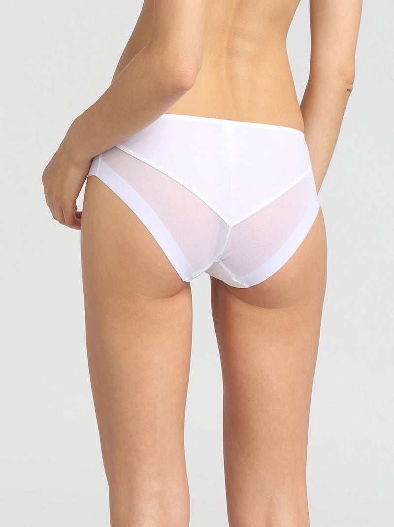 Slip Microfibre Generous Blanc - Kiabi