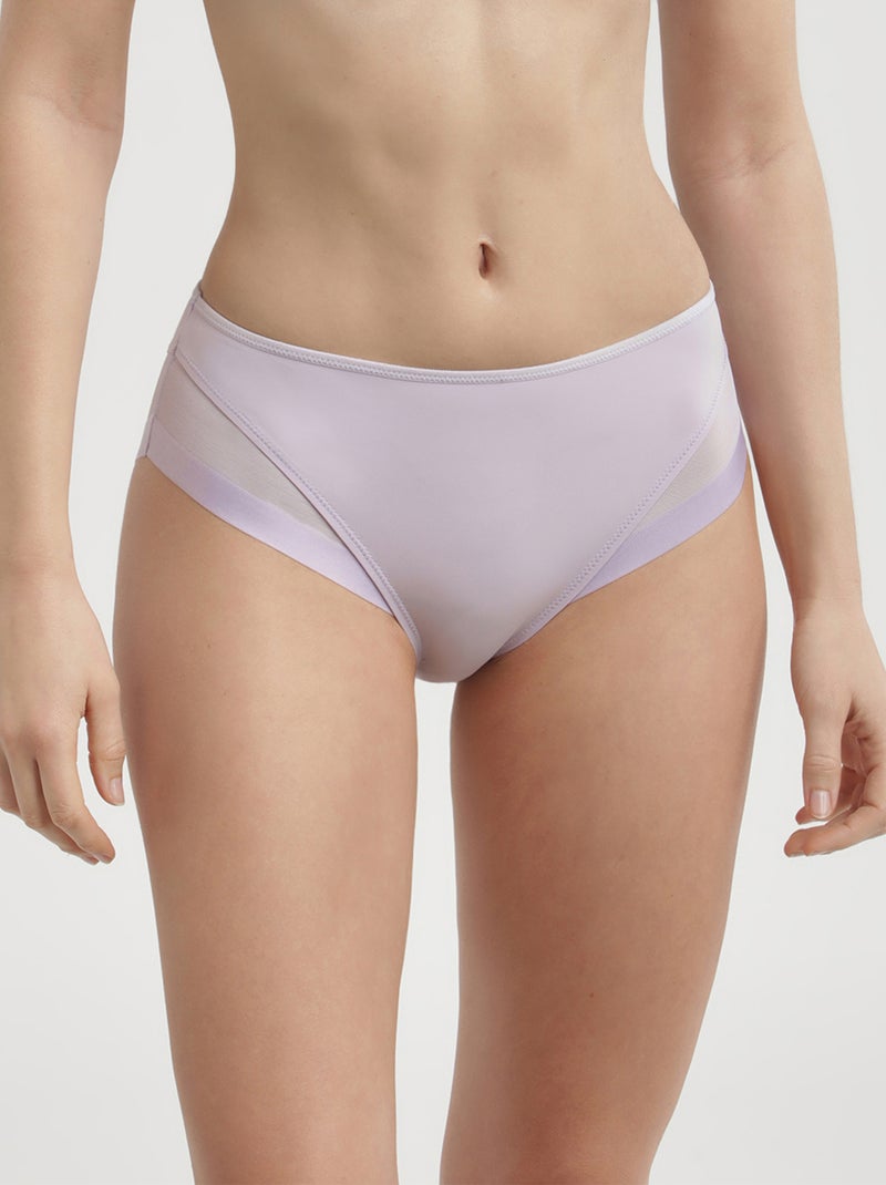 Slip Microfibre Generous Bleu lavande - Kiabi