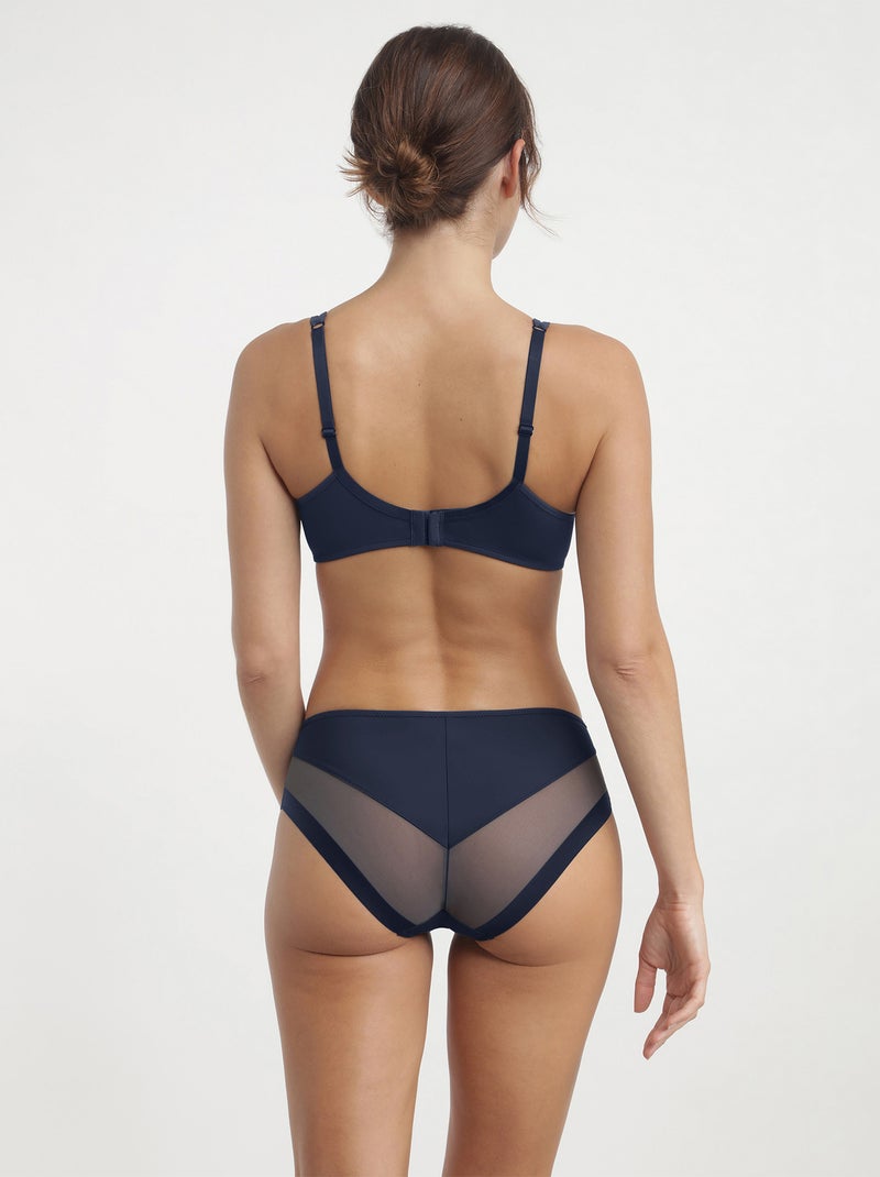 Slip Microfibre Generous Bleu nuit - Kiabi