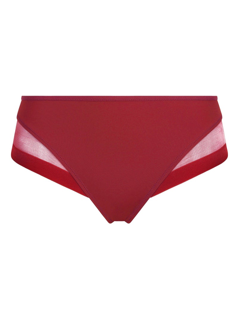 Slip Microfibre Generous Rouge bordeaux - Kiabi