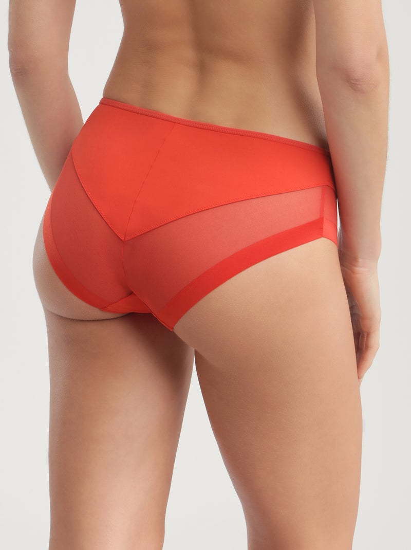 Slip Microfibre Generous Rouge clair - Kiabi