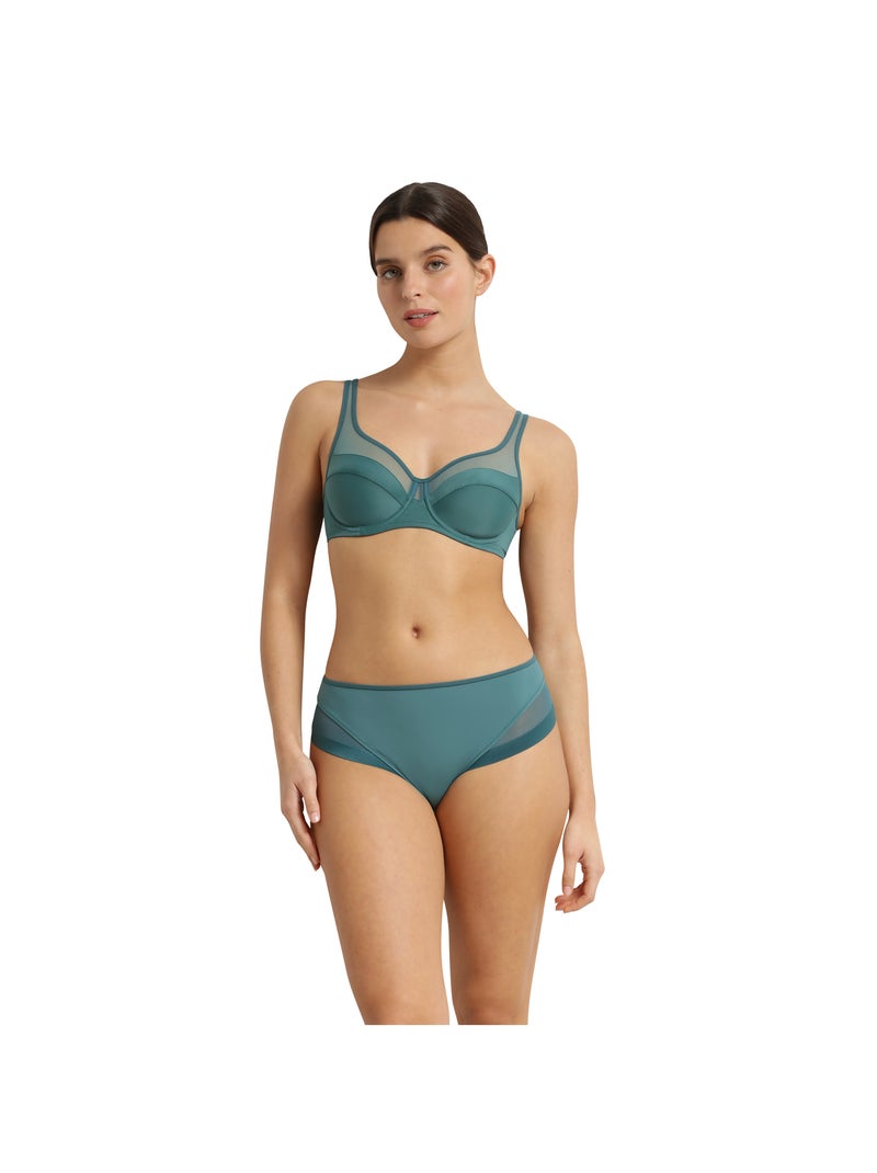 Slip Microfibre Generous Vert sapin - Kiabi