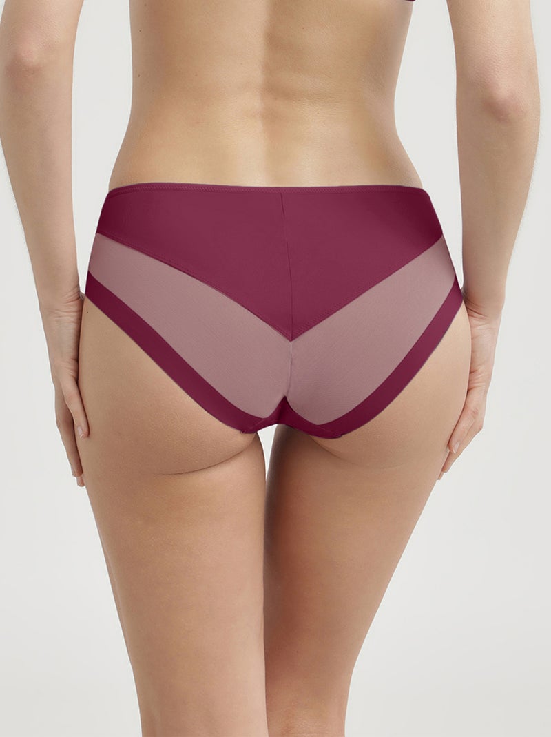 Slip Microfibre Generous Violet aubergine - Kiabi