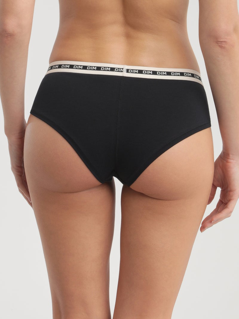 Slip microfibre sans couture Icons Seamless Noir - Kiabi