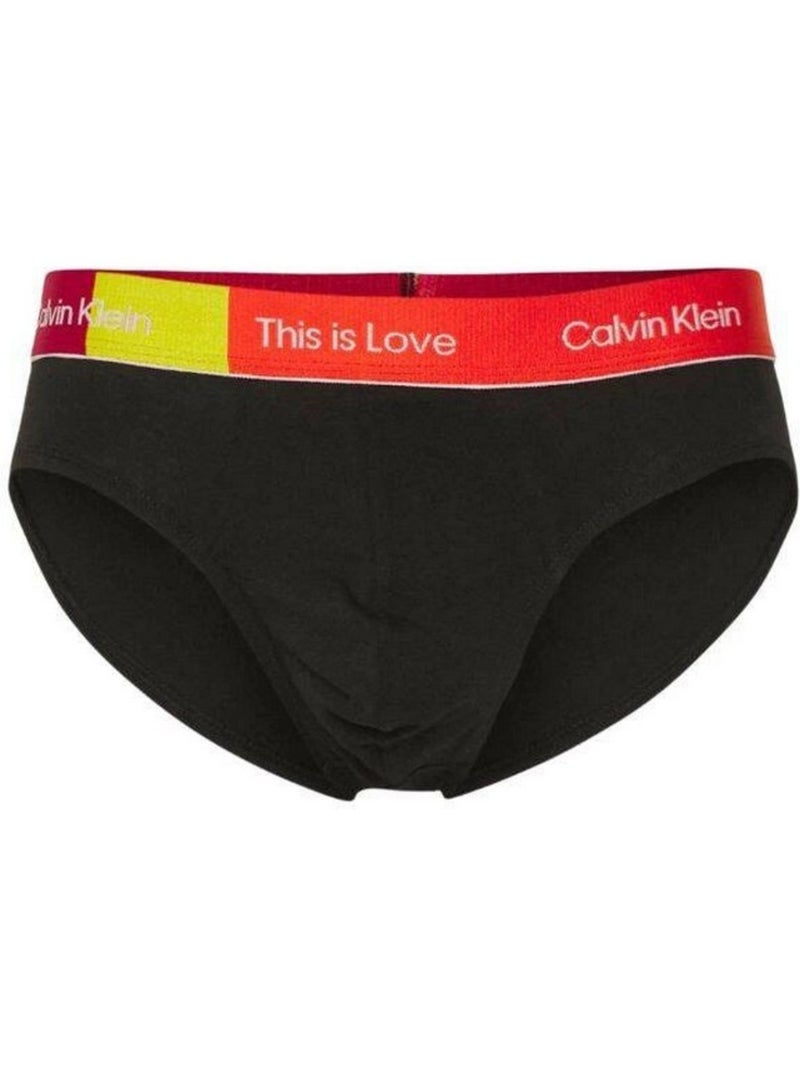 Slip motif/style logo - calvin klein Jaune - Kiabi