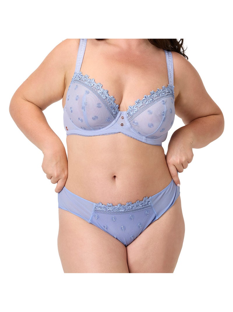 Slip MYOSOTIS - Brigitte Bardot Lingerie Bleu - Kiabi
