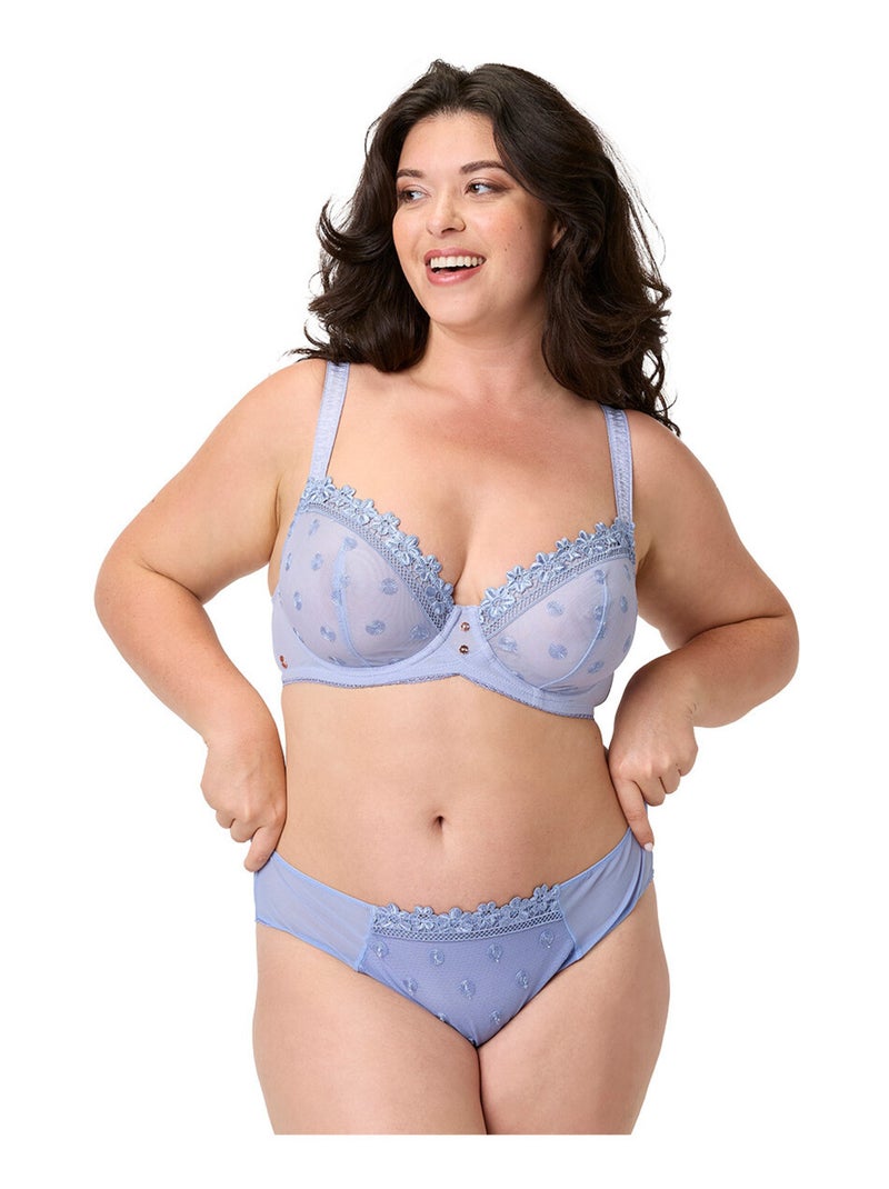 Slip MYOSOTIS - Brigitte Bardot Lingerie Bleu - Kiabi