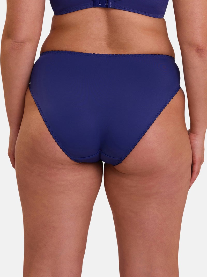 Slip narcisse sans complexe lingerie Bleu - Kiabi