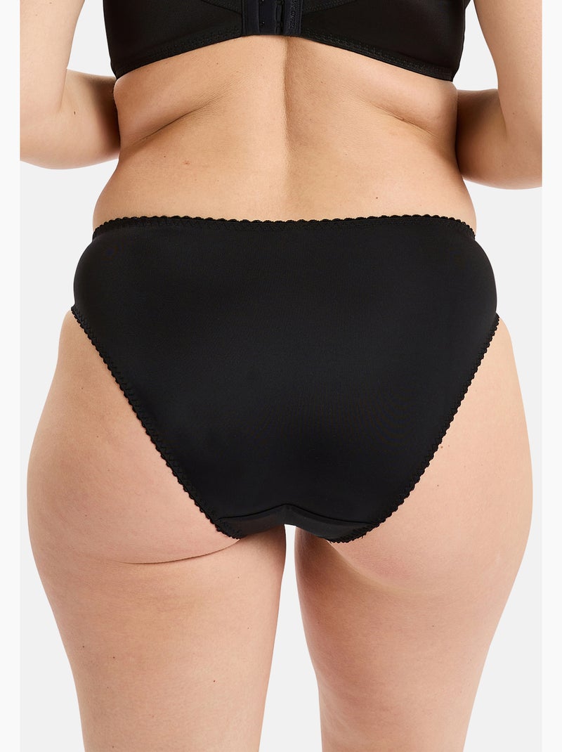 Slip narcisse sans complexe lingerie Noir - Kiabi