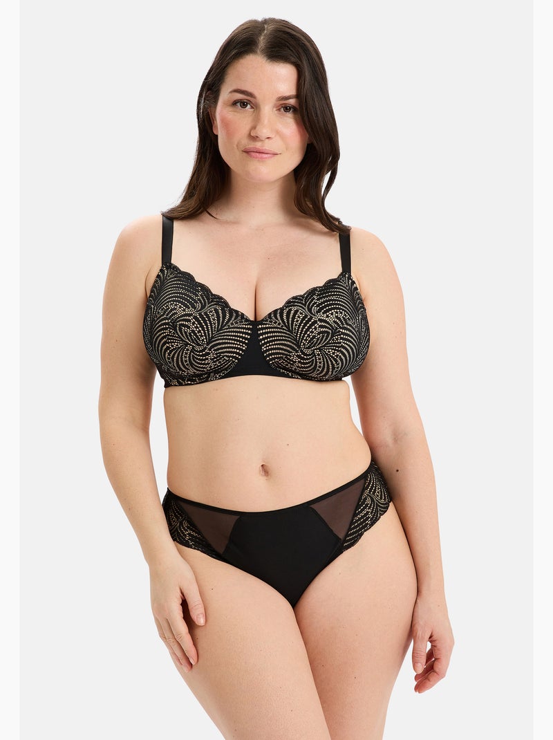 Slip olivia sans complexe lingerie Noir - Kiabi