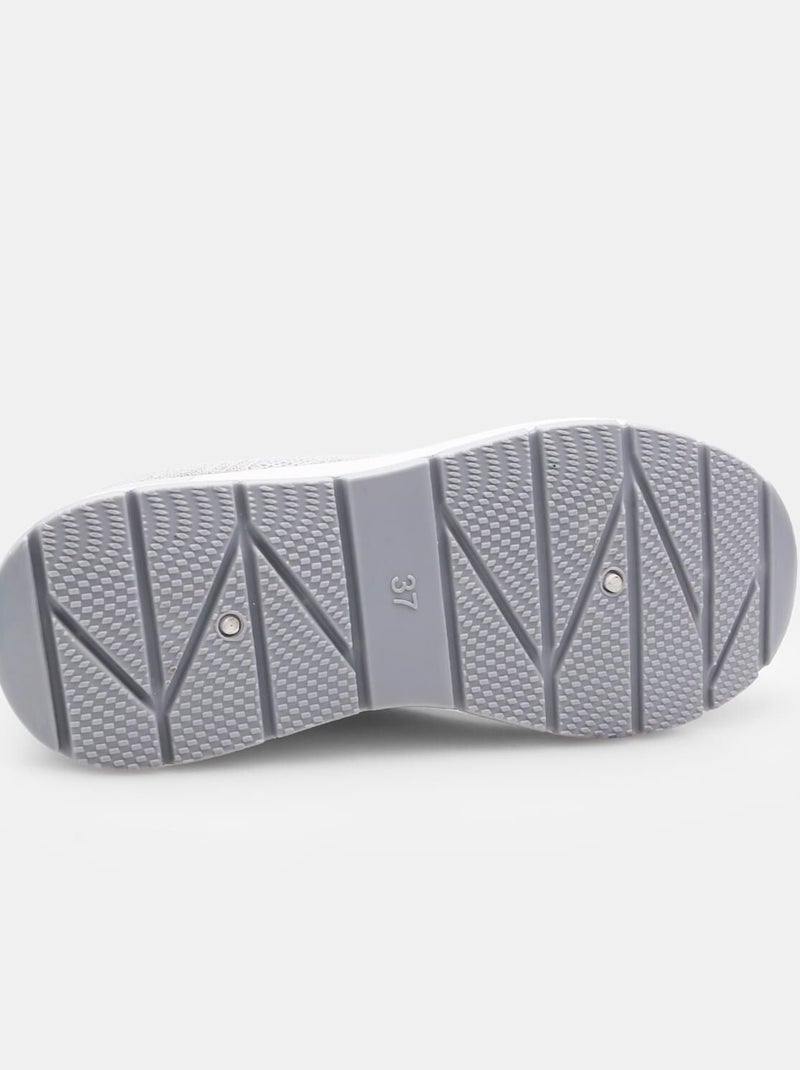 Slip on confortables  BATA Argent - Kiabi