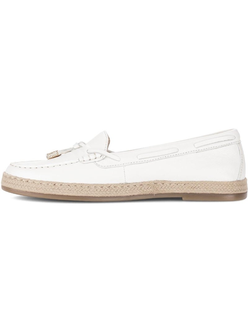 Slip-on crème en cuir Crème - Kiabi