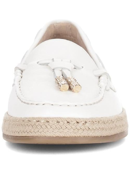 Slip-on crème en cuir - Kiabi