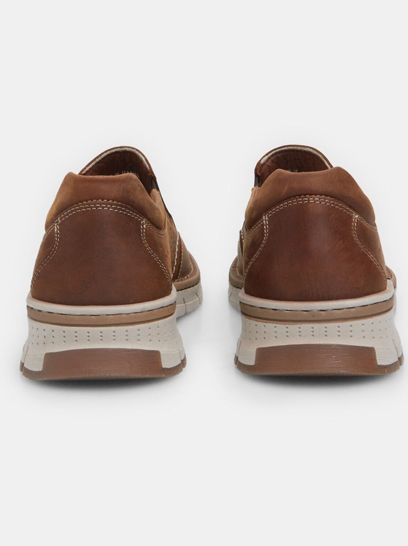 Slip-on en daim BATA Bronze - Kiabi