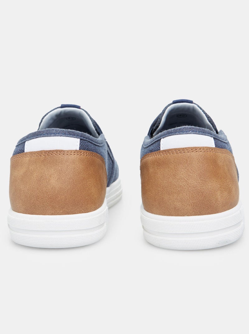 Slip on en toile BATA Bleu - Kiabi