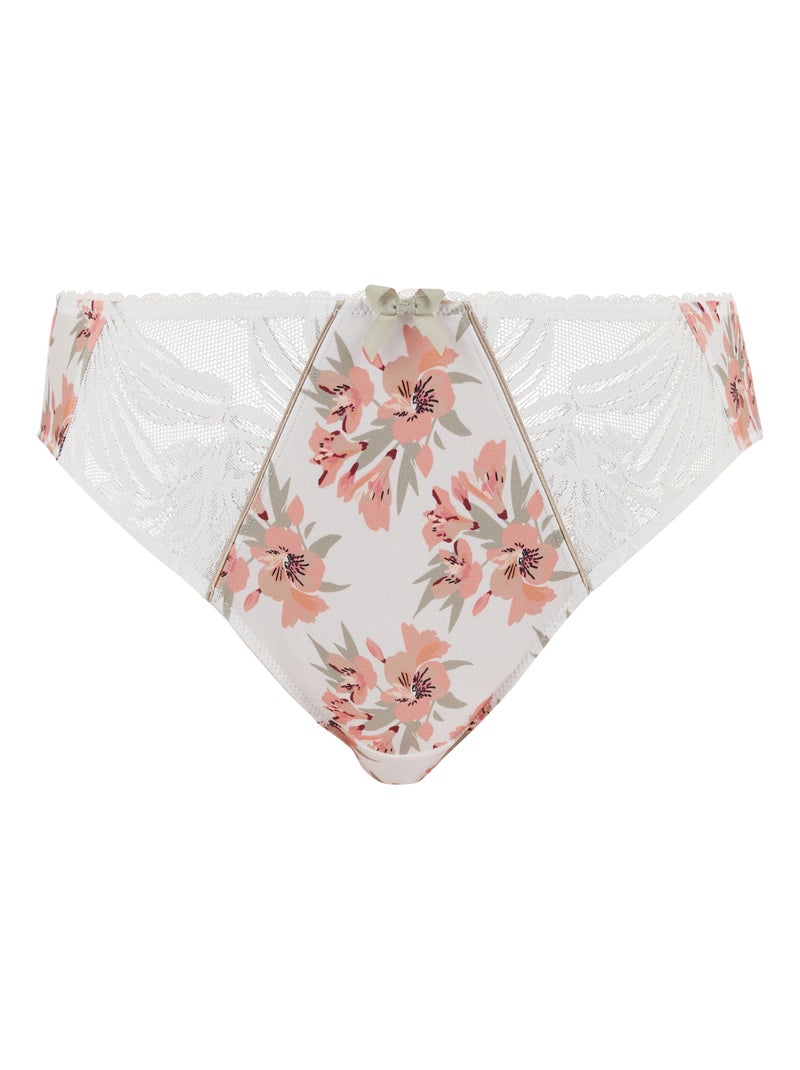 Slip oriane sans complexe lingerie Blanc Rose clair - Kiabi