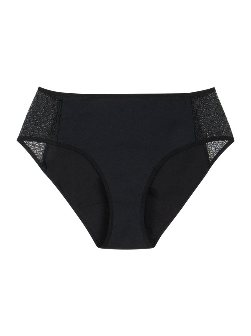 Slip pour fuites urinaires Athena Noir - Kiabi