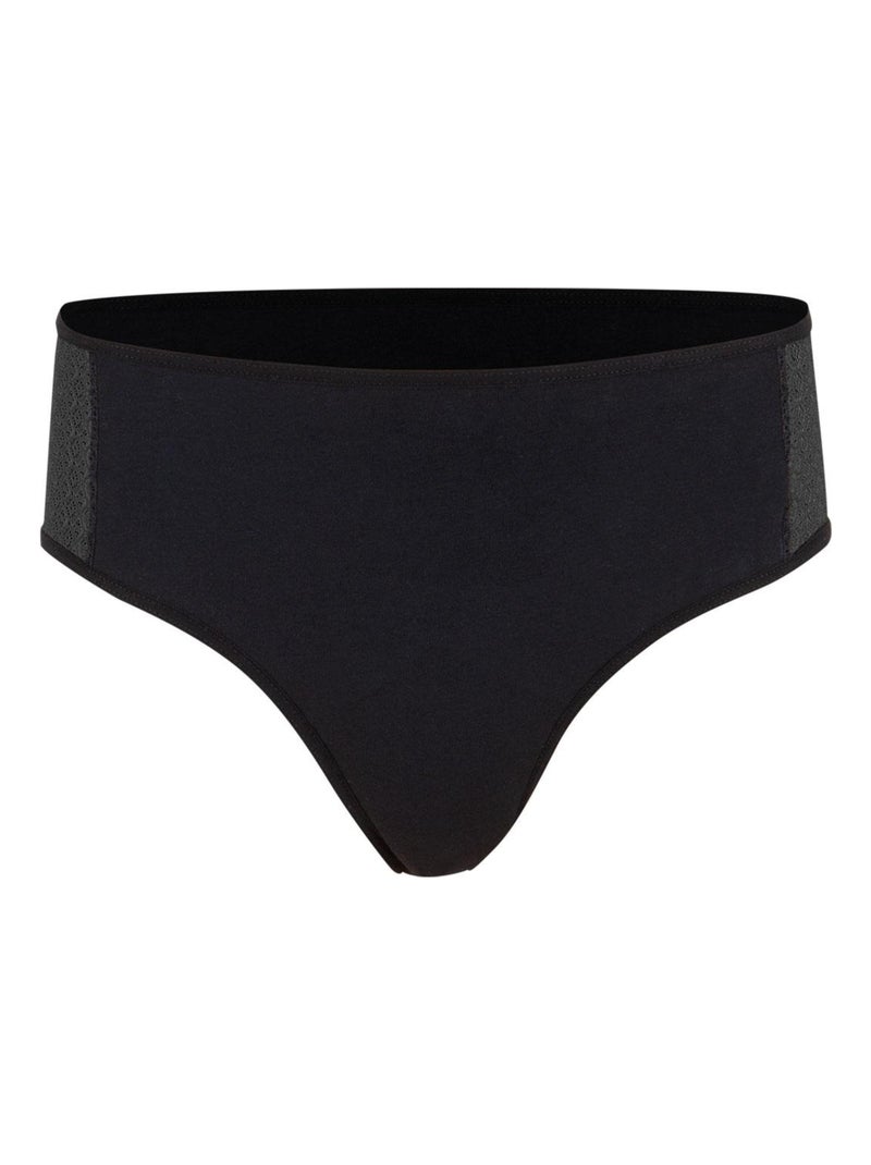 Slip pour fuites urinaires Noir - Kiabi