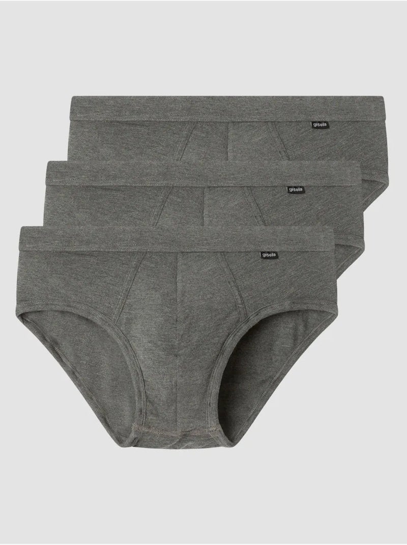 Slip pour homme en tissu Gris Gris anthracite - Kiabi