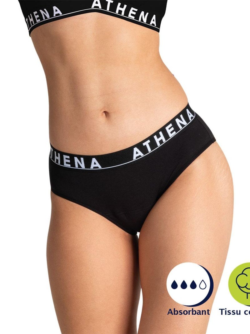 Slip pour les règles Athena Noir - Kiabi