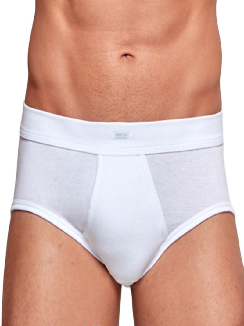 Slip pur coton Essentials Blanc - Kiabi