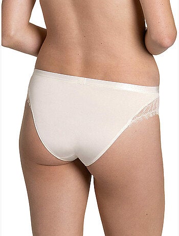 Slip Rose mariage ivoire