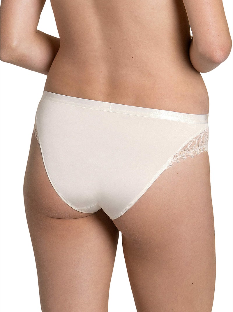 Slip Rose mariage ivoire Ecru - Kiabi