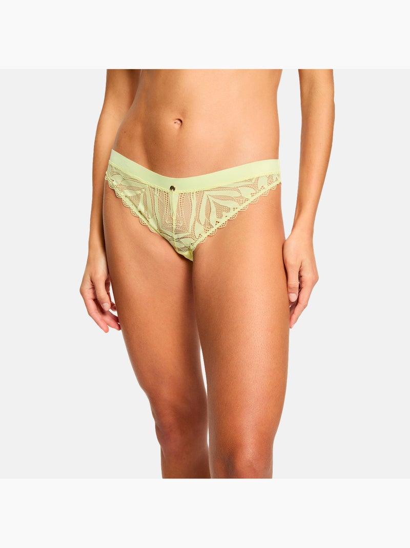 Slip SANA - Morgan Lingerie Jaune - Kiabi